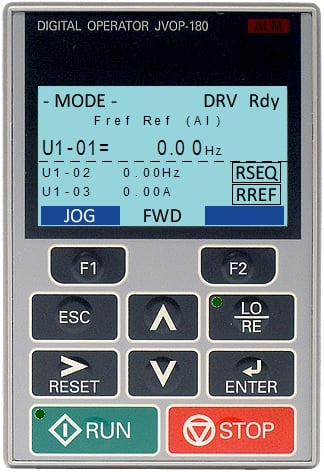 Keypad Button Descriptions and Functions for 1000 Series Drives